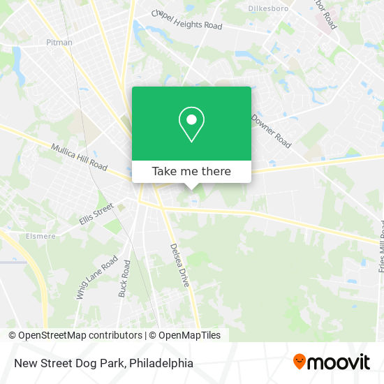 Mapa de New Street Dog Park