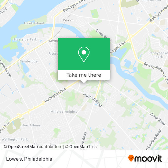 Lowe's map