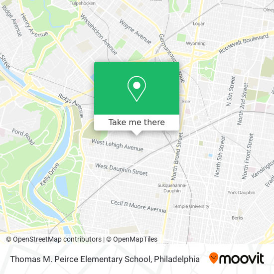 Mapa de Thomas M. Peirce Elementary School