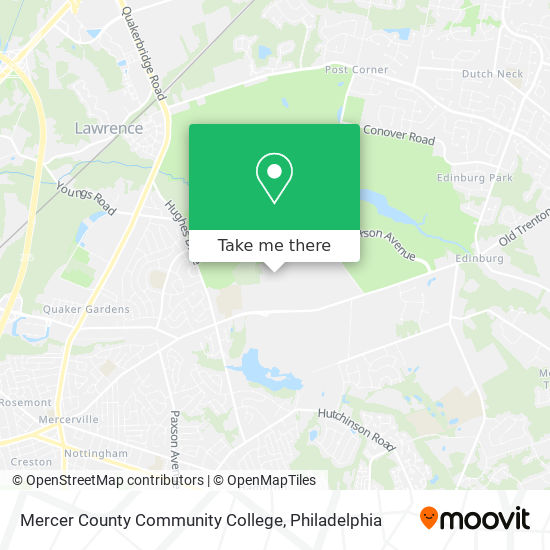 Mercer County Community College map