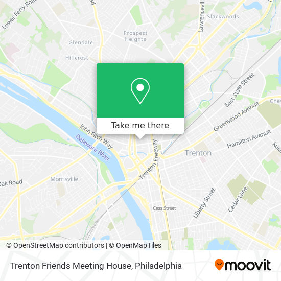 Trenton Friends Meeting House map