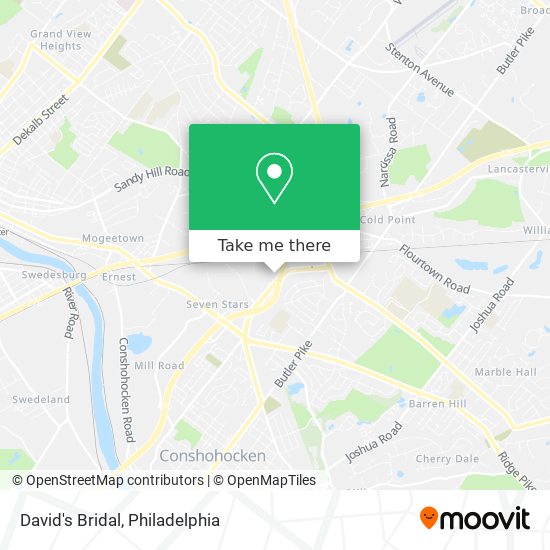 David's Bridal map