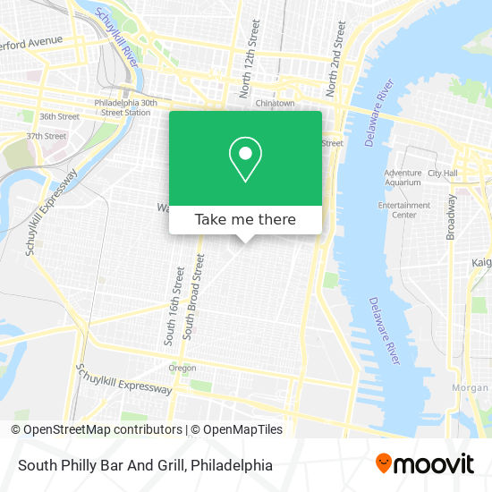 Mapa de South Philly Bar And Grill