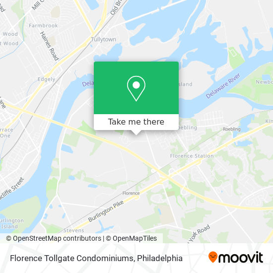 Florence Tollgate Condominiums map