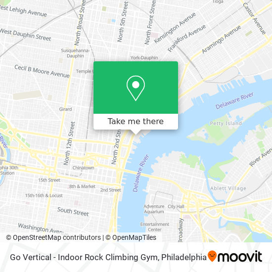 Go Vertical - Indoor Rock Climbing Gym map