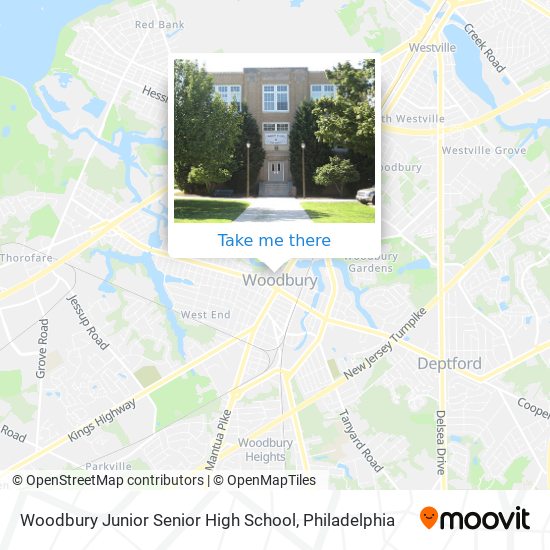 Mapa de Woodbury Junior Senior High School