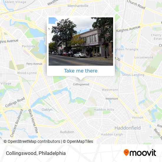 Mapa de Collingswood