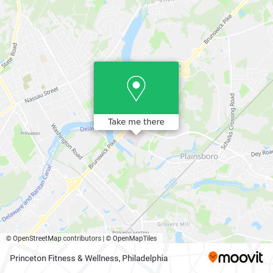 Princeton Fitness & Wellness map