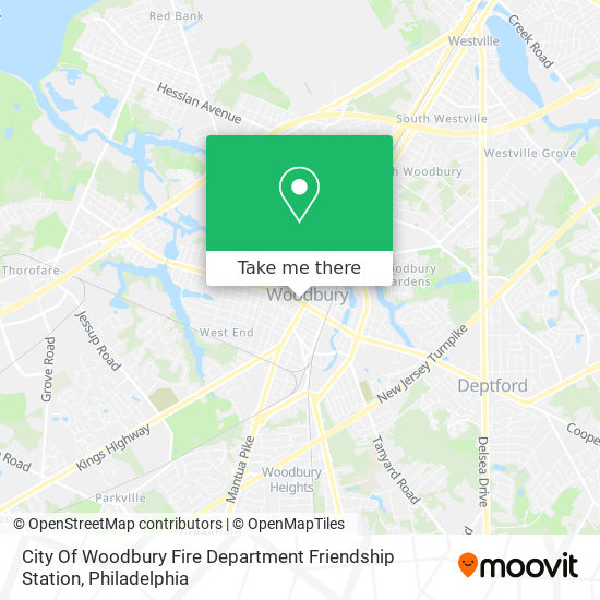 City Of Woodbury Fire Department Friendship Station map