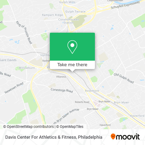 Mapa de Davis Center For Athletics & Fitness