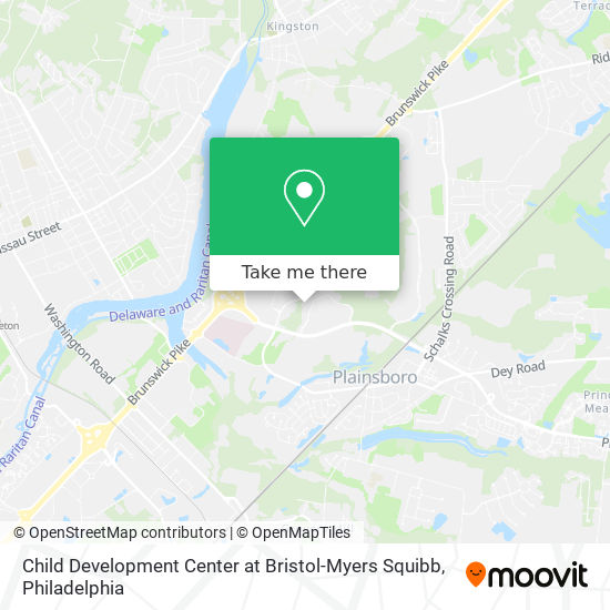 Child Development Center at Bristol-Myers Squibb map