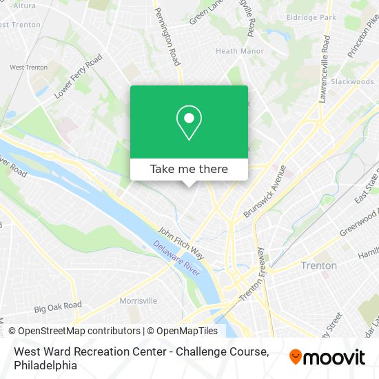 Mapa de West Ward Recreation Center - Challenge Course