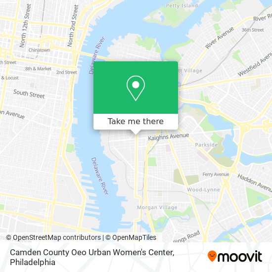 Camden County Oeo Urban Women's Center map
