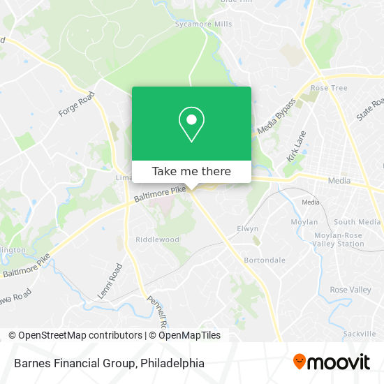 Barnes Financial Group map