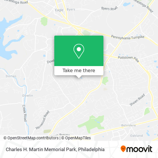 Charles H. Martin Memorial Park map