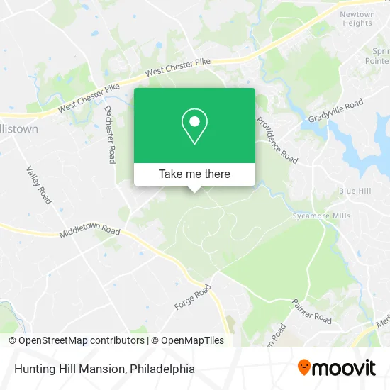 Hunting Hill Mansion map