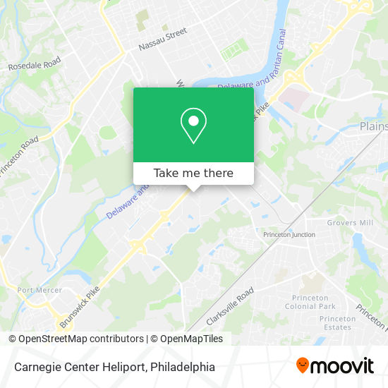 Carnegie Center Heliport map