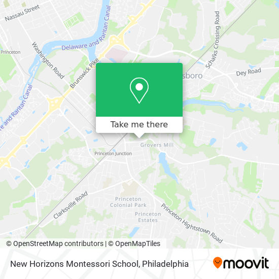 New Horizons Montessori School map
