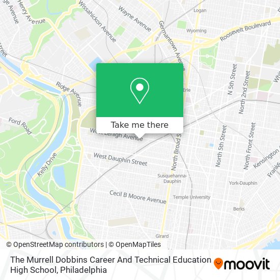 The Murrell Dobbins Career And Technical Education High School map