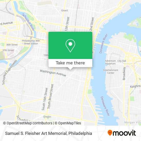 Samuel S. Fleisher Art Memorial map