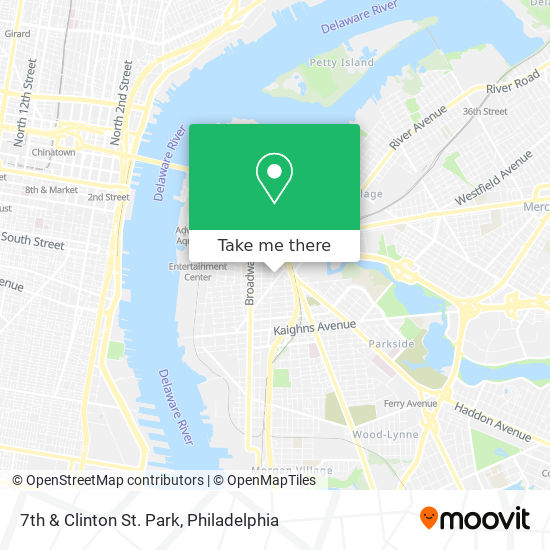 Mapa de 7th & Clinton St. Park