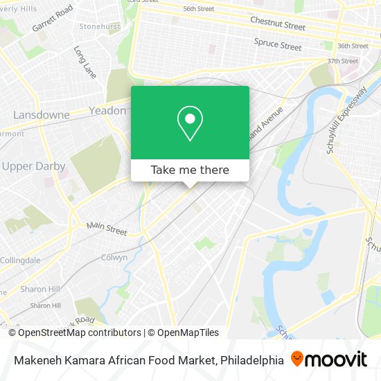 Mapa de Makeneh Kamara African Food Market