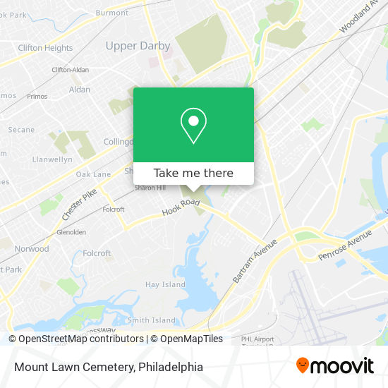 Mapa de Mount Lawn Cemetery