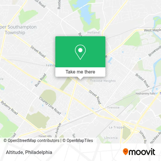 Altitude map