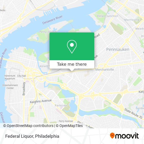 Federal Liquor map