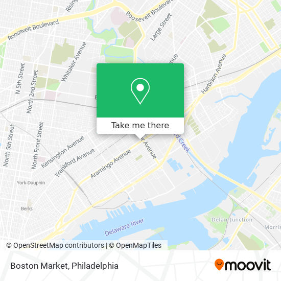 Mapa de Boston Market