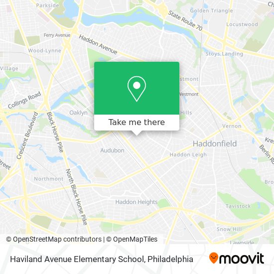 Haviland Avenue Elementary School map