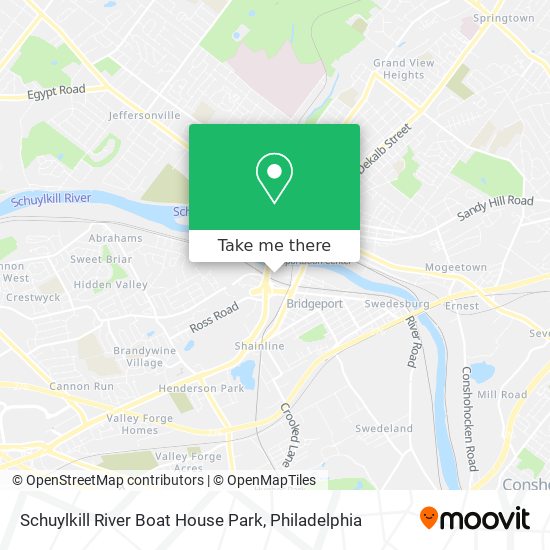 Schuylkill River Boat House Park map