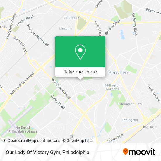 Our Lady Of Victory Gym map