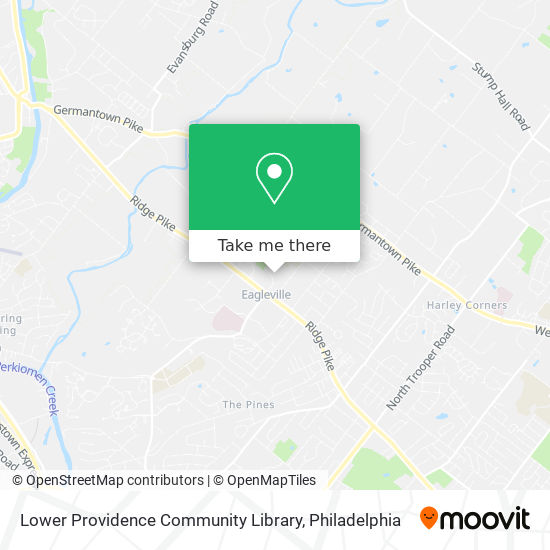 Lower Providence Community Library map
