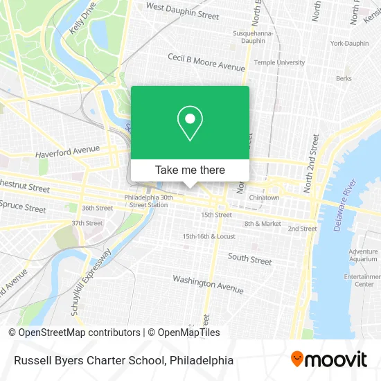 Russell Byers Charter School map