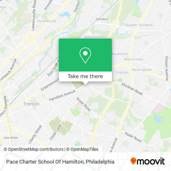 Pace Charter School Of Hamilton map