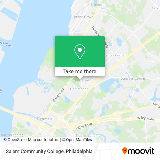Salem Community College map
