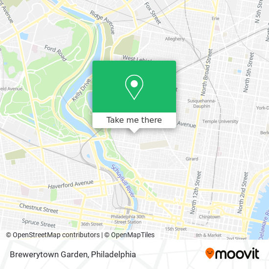 Brewerytown Garden map