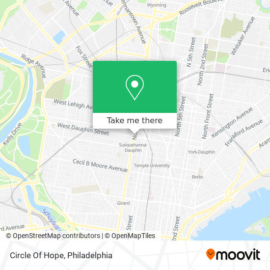 Circle Of Hope map