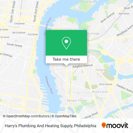 Mapa de Harry's Plumbing And Heating Supply