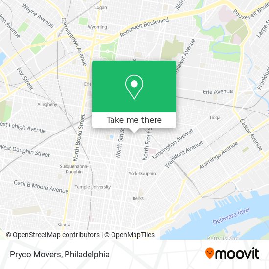 Pryco Movers map