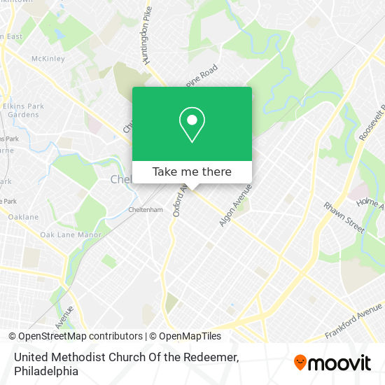 United Methodist Church Of the Redeemer map