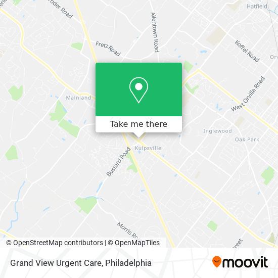 Grand View Urgent Care map