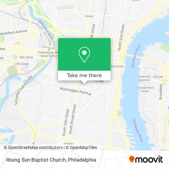 Mapa de Rising Sun Baptist Church