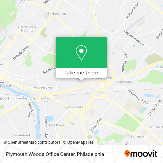 Plymouth Woods Office Center map
