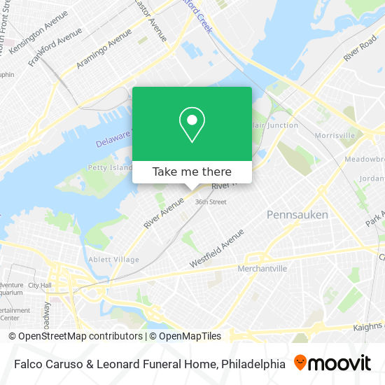 Mapa de Falco Caruso & Leonard Funeral Home