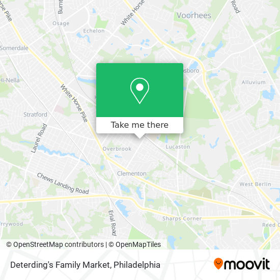 Mapa de Deterding's Family Market