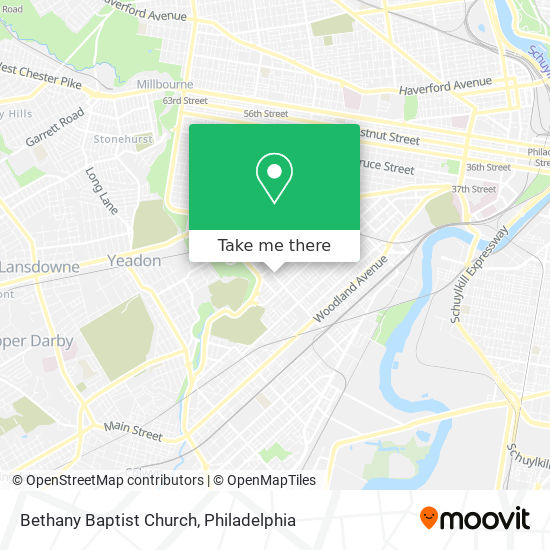 Mapa de Bethany Baptist Church