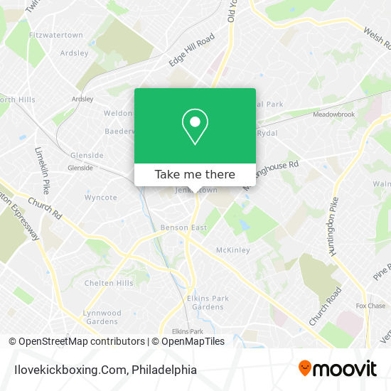 Ilovekickboxing.Com map