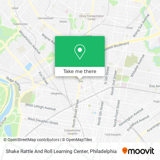 Shake Rattle And Roll Learning Center map